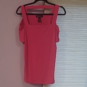 INC International Concepts  Pink Cold Shoulder  Top